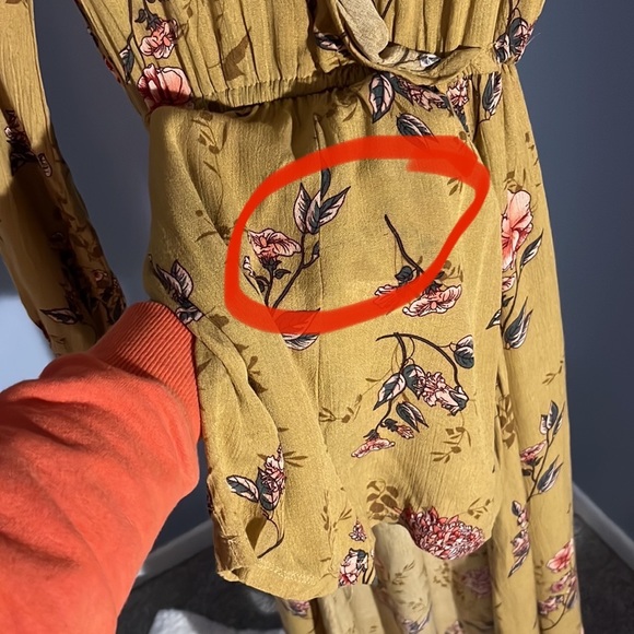 Peyton Bre Yellow Floral Romper Size 12 - Picture 11 of 11